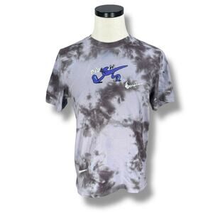 Nike Festival Revolution T-Shirt Men’s Medium Purple Tie-Dye Cotton Short Sleeve